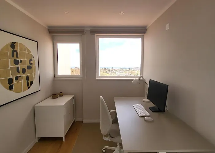 Sea View, 2 Bedroom Terrace & Garage In Sao Domingos | By Airnest * ساو دومينغوس دي رانا