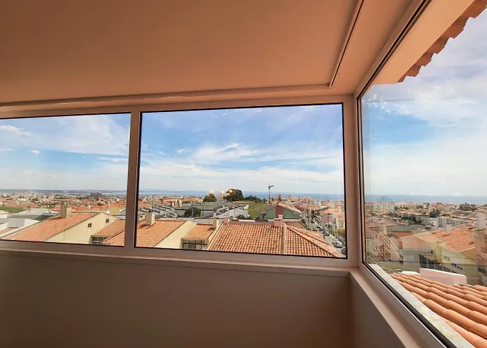 Sea View, 2 Bedroom Terrace & Garage In Sao Domingos | By Airnest Appartement