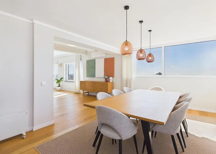 شقة Sea View, 2 Bedroom Terrace & Garage In Sao Domingos | By Airnest *