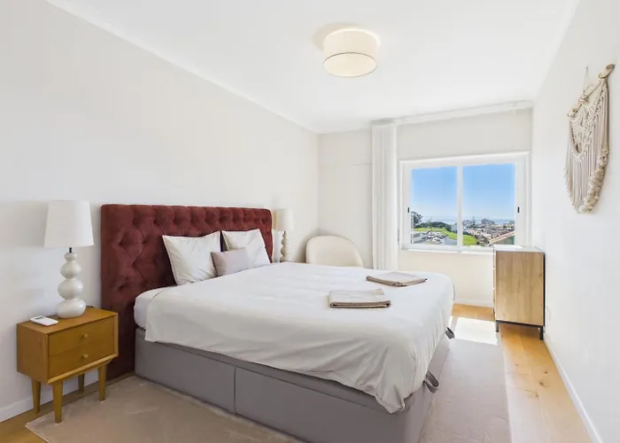 Sea View, 2 Bedroom Terrace & Garage In Sao Domingos | By Airnest Lejlighed *