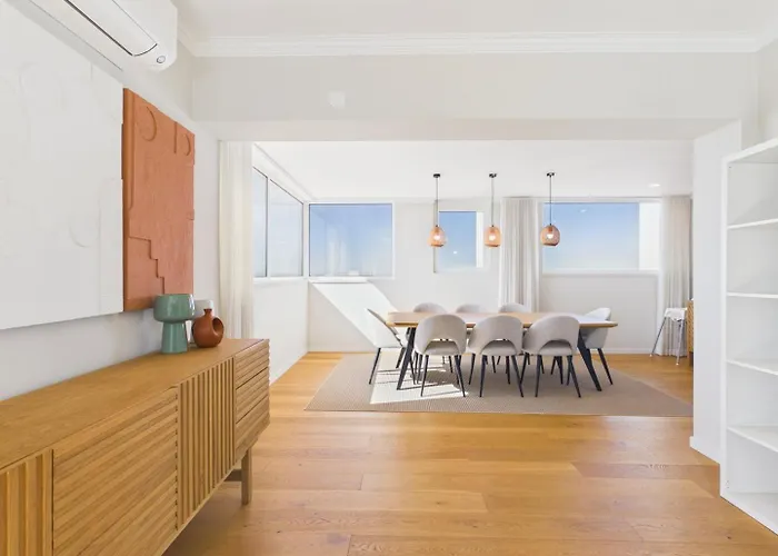 Sea View, 2 Bedroom Terrace & Garage In Sao Domingos | By Airnest ساو دومينغوس دي رانا