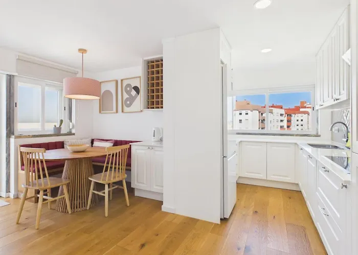Sea View, 2 Bedroom Terrace & Garage In Sao Domingos | By Airnest Lejlighed *